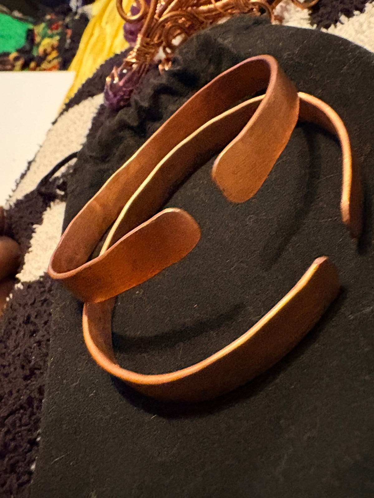 Flat Copper Bracelet